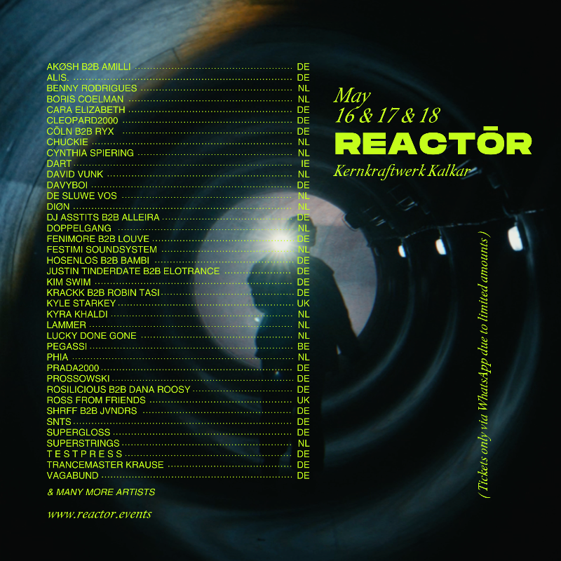 Brand new festival REACTŌR blends history, sound and raw talent to create a festival like no other